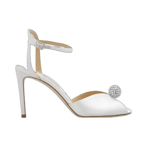 Sacora 85 Embellished Satin Sandals
