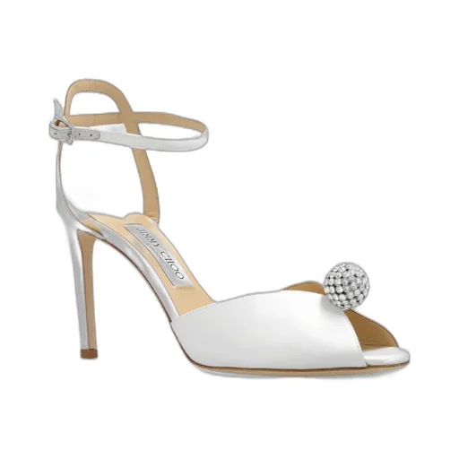 Sacora 85 Embellished Satin Sandals