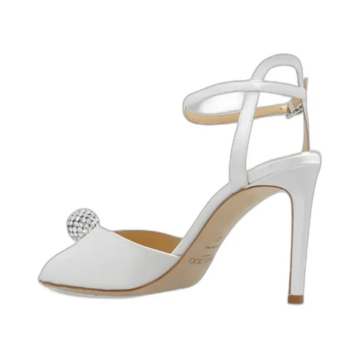 Sacora 85 Embellished Satin Sandals