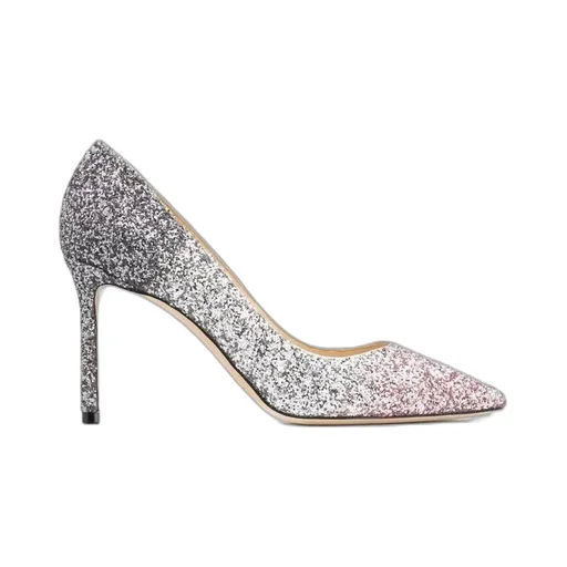 Romy 85Mm Glitter-Embellished Pumps