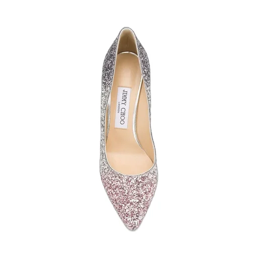 Romy 85Mm Glitter-Embellished Pumps