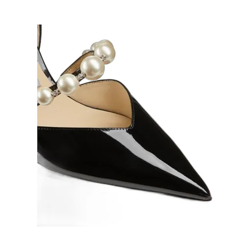 Embellished Pointed-Toe Pumps