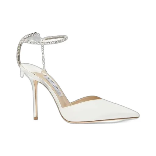 Saeda 100Mm Crystal-Anklet Pumps