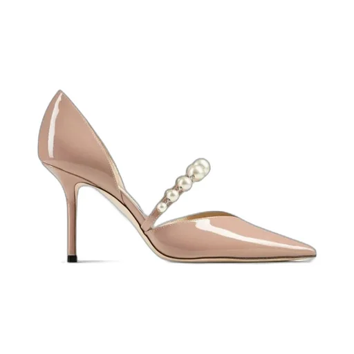 Embellished Pointed-Toe Pumps