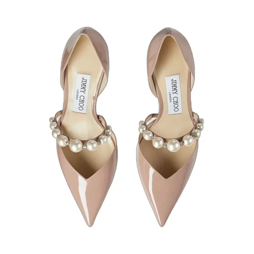 Embellished Pointed-Toe Pumps
