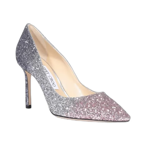 Pointed Logo High Heels