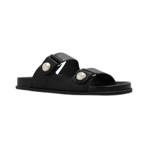 Fayence Pearl-Embellished Slip-On Sandals