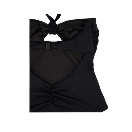 Braided-Strap Halterneck Swimsuit