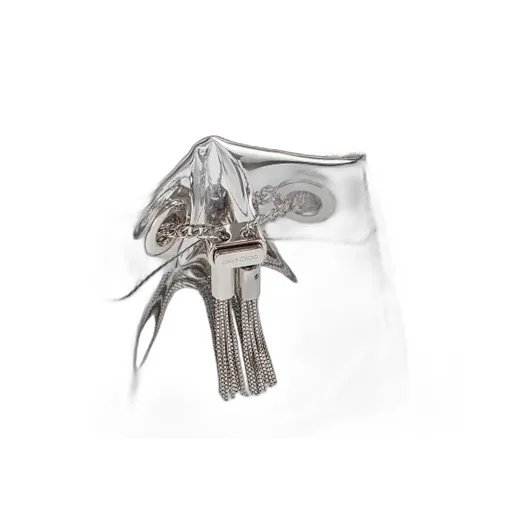 Logo Plaque Tassel-Detailed Top Handle Bag