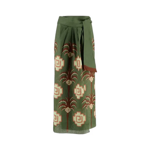 Amazon Echoes Linen Skirt