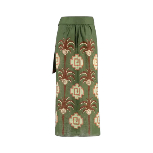 Amazon Echoes Linen Skirt