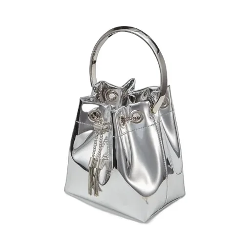 Logo Plaque Tassel-Detailed Top Handle Bag