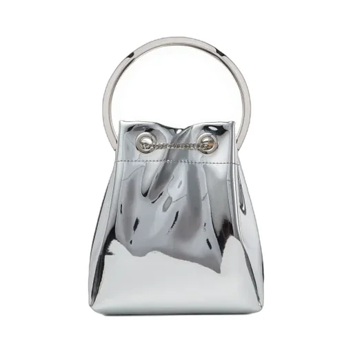 Logo Plaque Tassel-Detailed Top Handle Bag