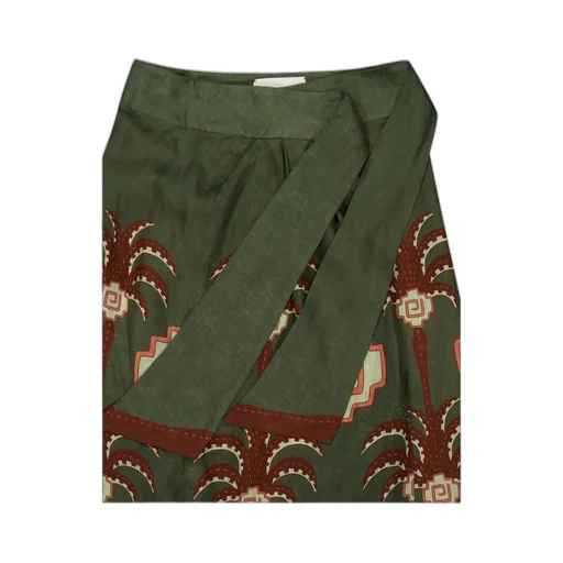 Amazon Echoes Linen Skirt