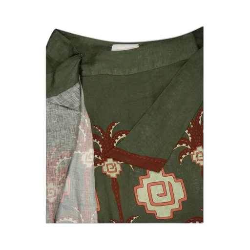 Amazon Echoes Linen Skirt