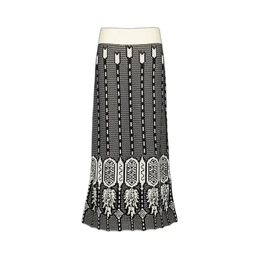 Energy Matrix Midi Skirt