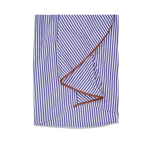 Centro Del Cielo Striped Halter-Neck Midi Dress