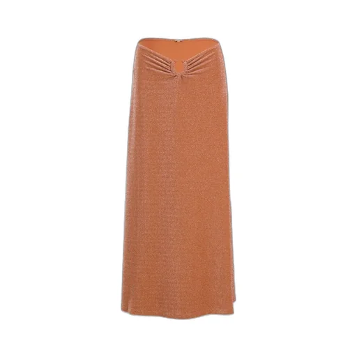 Rainstorm Lurex-Detail Midi Skirt