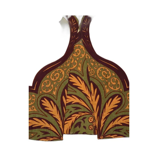 Tie-Front Paisley Print Dress