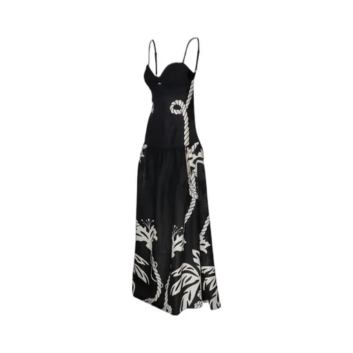 Tropical Rope Midi Dress