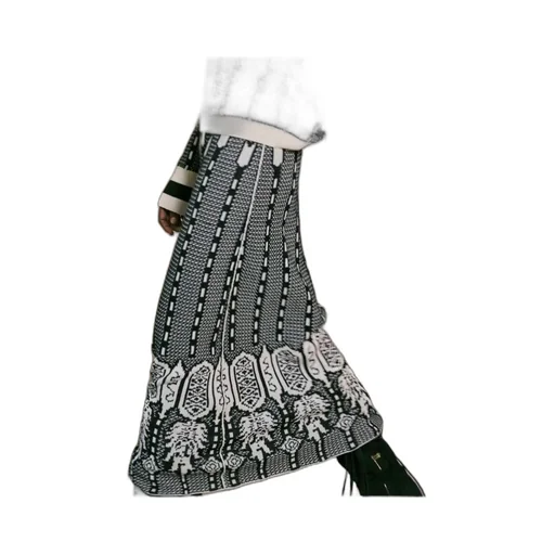 Energy Matrix Midi Skirt