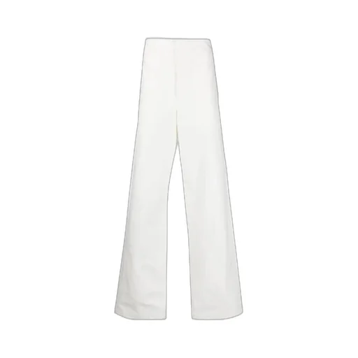 Straight-Leg Buttoned Trousers