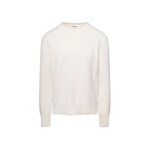 Long-Sleeved Crewneck Knitted Jumper