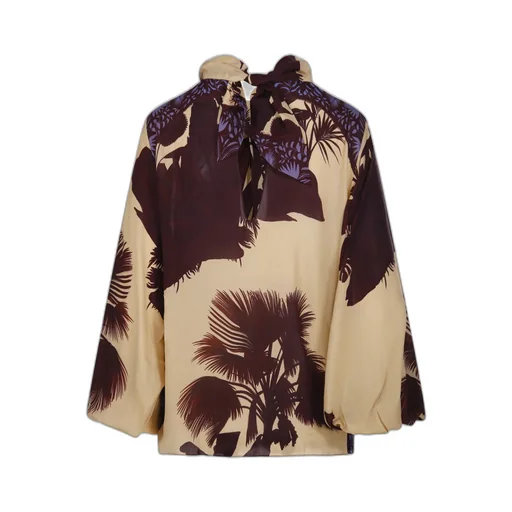 Tropical Print Blouse