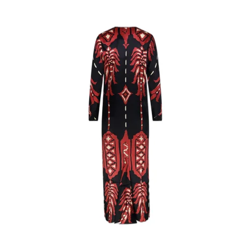 Patterned Midi Dress