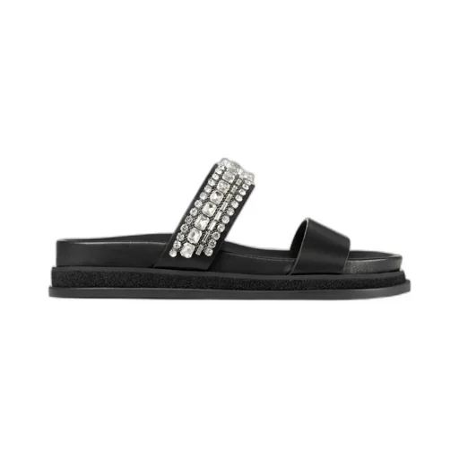 Jadi Embellished Flat Sandals