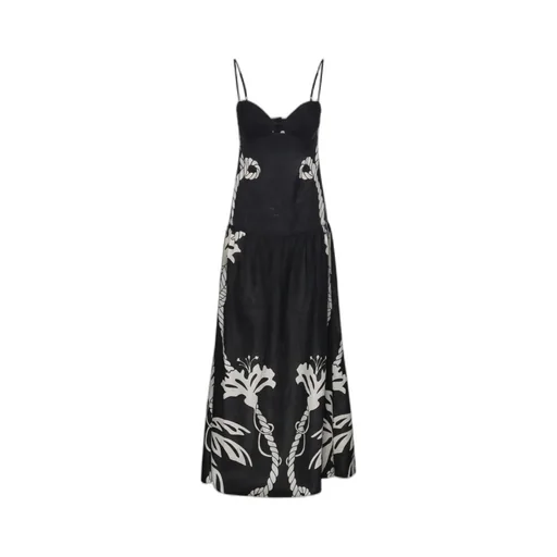 Tropical Rope Midi Dress