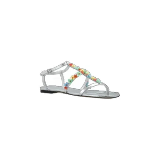Flower Embellished Sandals
