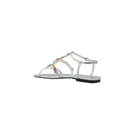 Flower Embellished Sandals