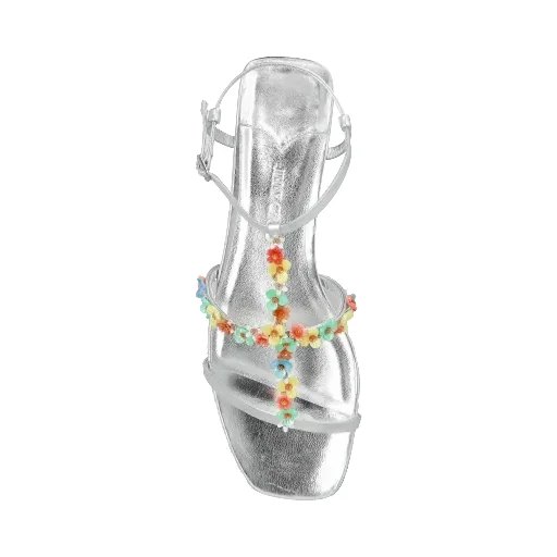 Flower Embellished Sandals