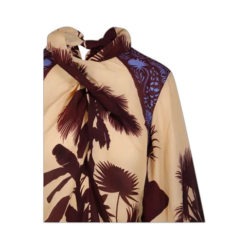 Tropical Print Blouse