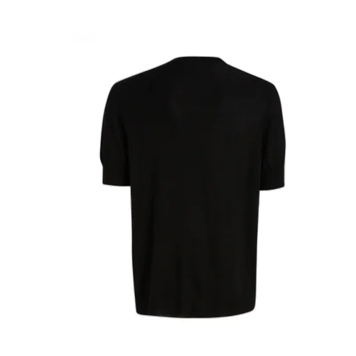 Short Sleeved Crewneck Knitted T-Shirt