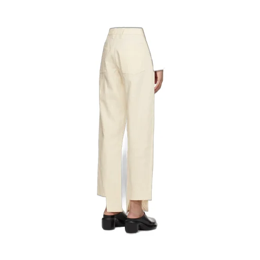 Irregular Hem Casual Pants