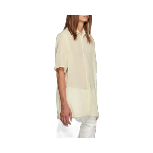 Semi-Sheer Buttoned Shirt