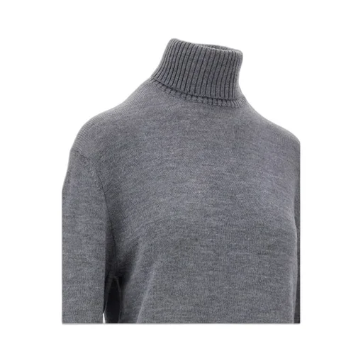 Long-Sleeved High-Neck Sweater
