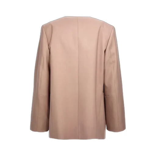 Straight Hem Tailored Jacket