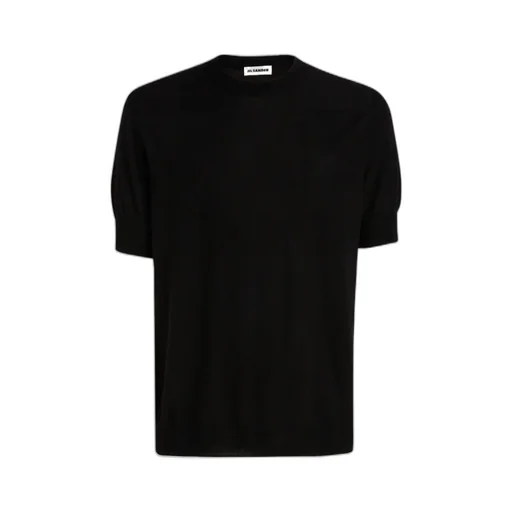 Short Sleeved Crewneck Knitted T-Shirt