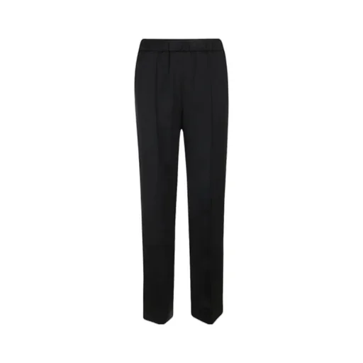 Straight-Leg Side Slits Trousers
