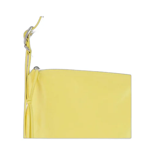 Crinkled Finish Zipped Shoulder Bag
