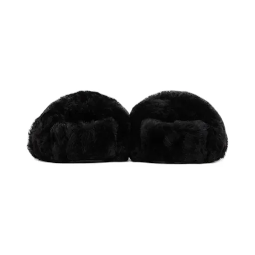 Shearling Crossover Slides