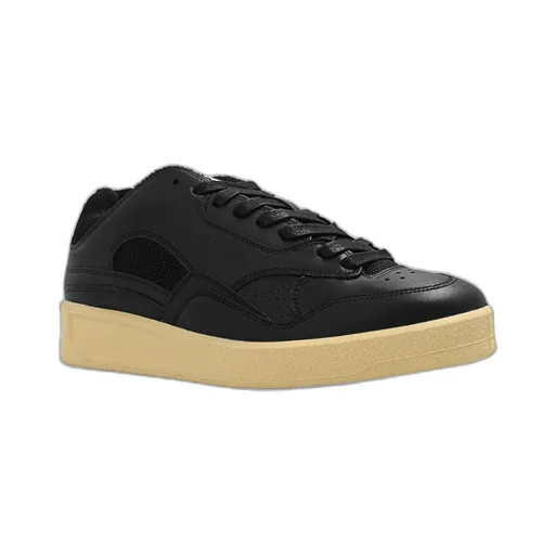 Round-Toe Lace-Up Sneakers