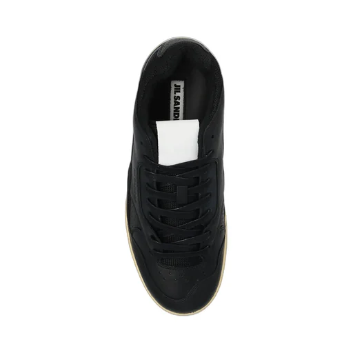 Round-Toe Lace-Up Sneakers