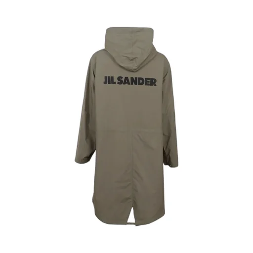 Logo Printed Hooded Parka