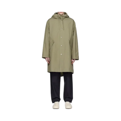 Logo Printed Hooded Parka