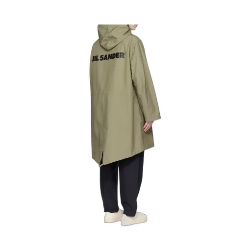 Logo Printed Hooded Parka