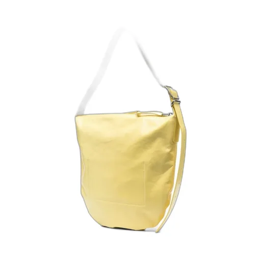 Polished-Effect Zipped Tote Bag